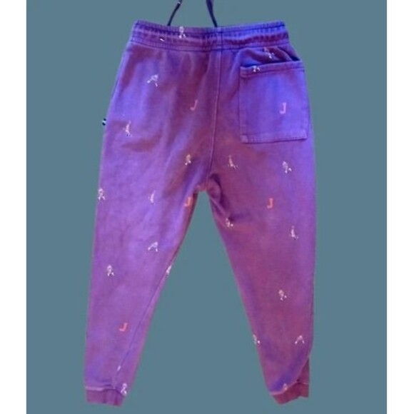 Jordan Essentials Holiday Allover Print Fleece Sweatpants Sz 30"W & 26" Inseam - Picture 2 of 12